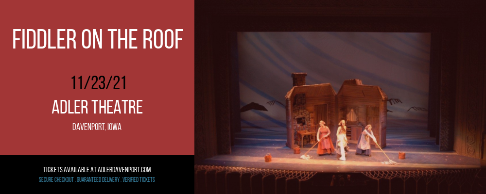 Fiddler On The Roof at Adler Theatre tickets Fiddler On The Roof at Adler Theatre