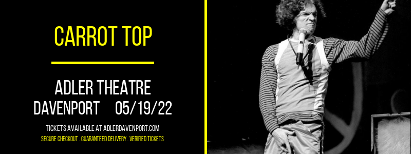 Carrot Top at Adler Theatre tickets Carrot Top at Adler Theatre
