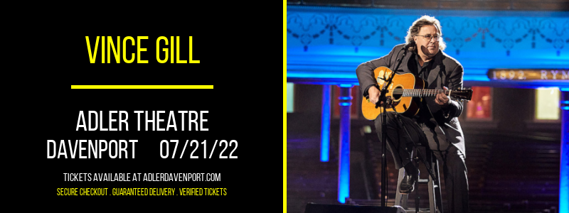 Vince Gill at Adler Theatre tickets Vince Gill at Adler Theatre