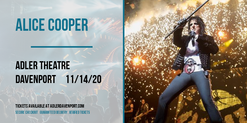 Alice Cooper at Adler Theatre tickets Alice Cooper at Adler Theatre