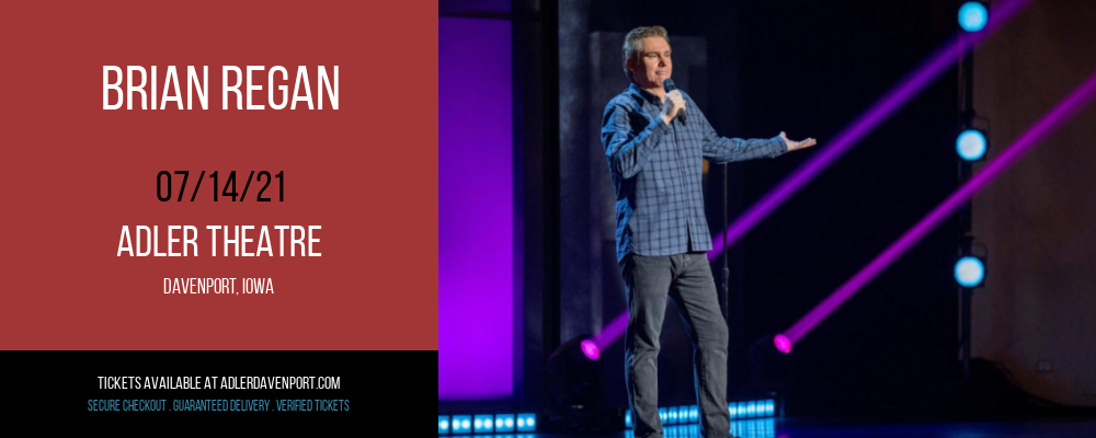 Brian Regan at Adler Theatre tickets Brian Regan at Adler Theatre