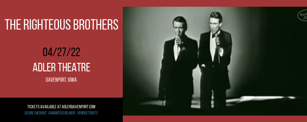 The Righteous Brothers at Adler Theatre tickets The Righteous Brothers at Adler Theatre