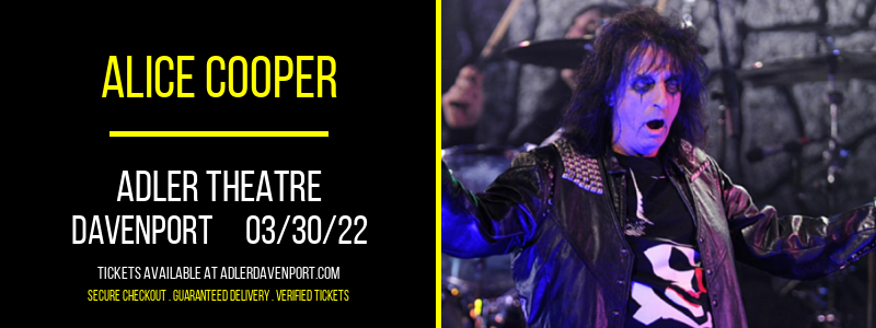Alice Cooper at Adler Theatre tickets Alice Cooper at Adler Theatre