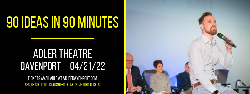 90 Ideas In 90 Minutes at Adler Theatre tickets 90 Ideas In 90 Minutes at Adler Theatre