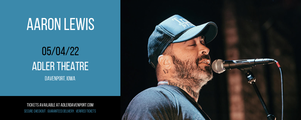Aaron Lewis at Adler Theatre tickets Aaron Lewis at Adler Theatre