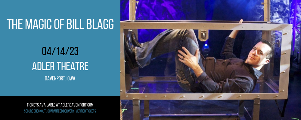 The Magic of Bill Blagg at Adler Theatre tickets The Magic of Bill Blagg at Adler Theatre