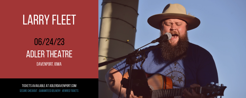Larry Fleet at Adler Theatre tickets Larry Fleet at Adler Theatre