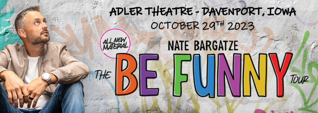Nate Bargatze at Adler Theatre