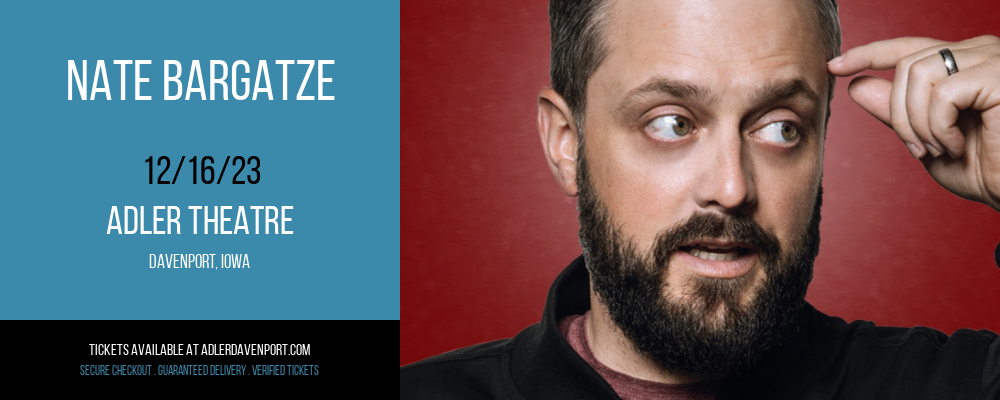 Nate Bargatze at Adler Theatre