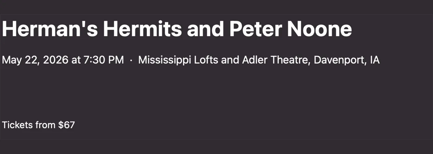 Herman’s Hermits & Peter Noone